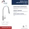 Keeney Mfg Kitchen Faucet with Swivel Pull-Down Spout, Polished Chrome EBI78CCP - alternate 5